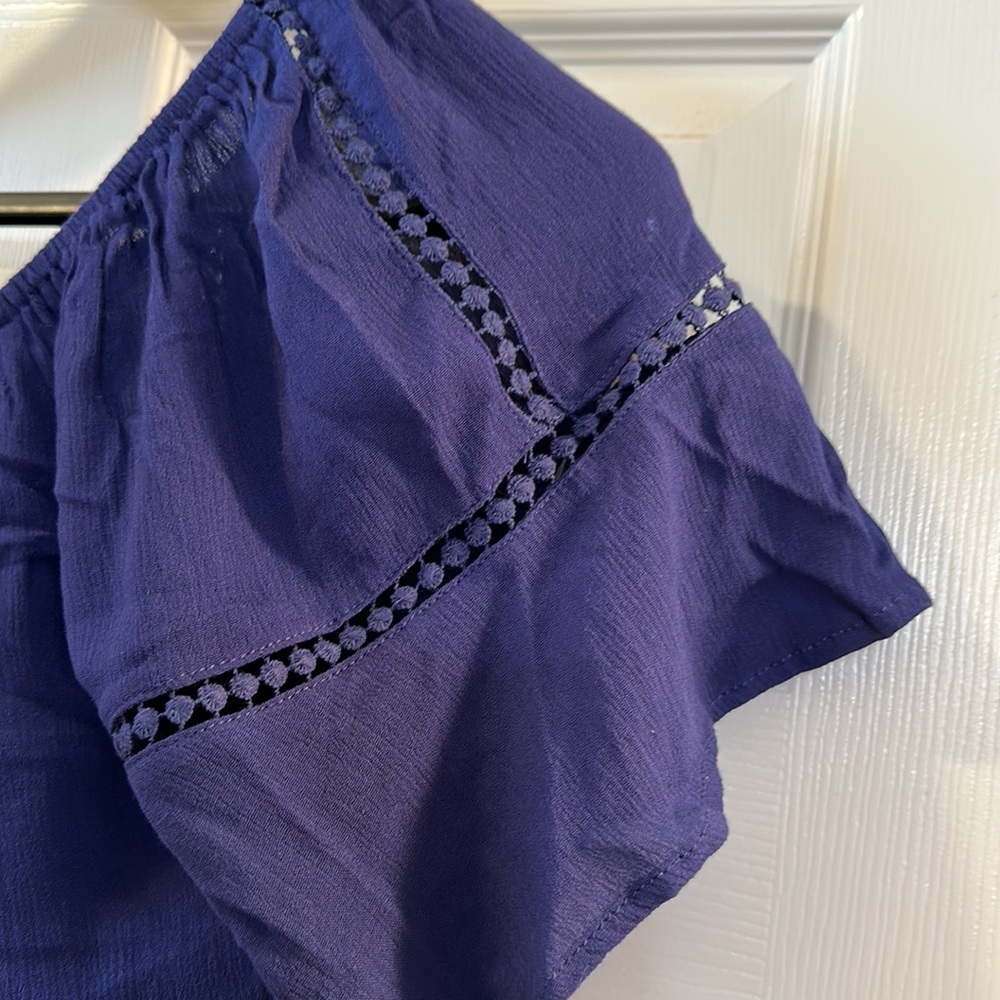 Love On A Hanger short sleeve blue poet shirt 2X - Picture 3 of 5
